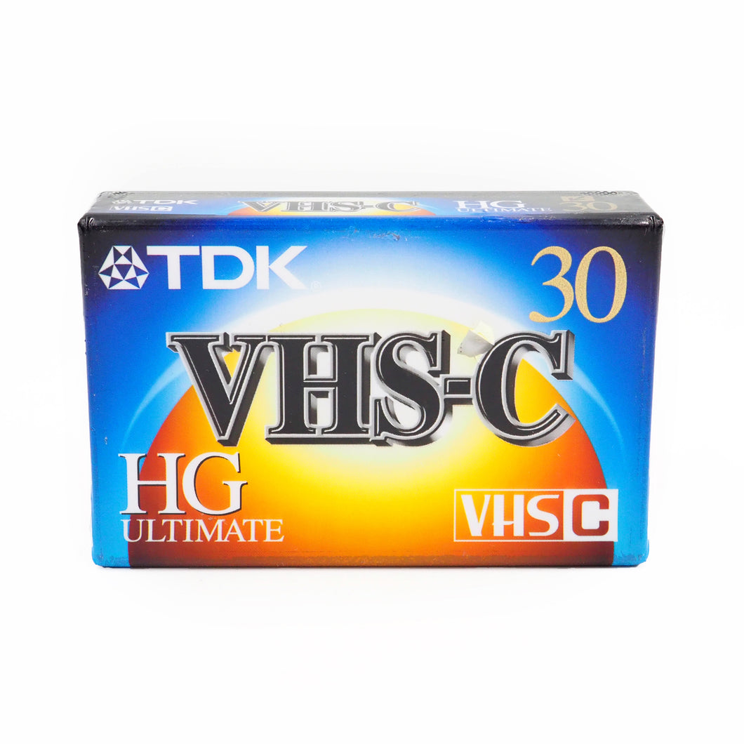 TDK VHS-C 30 Minute Video Cassette Tape - HG30