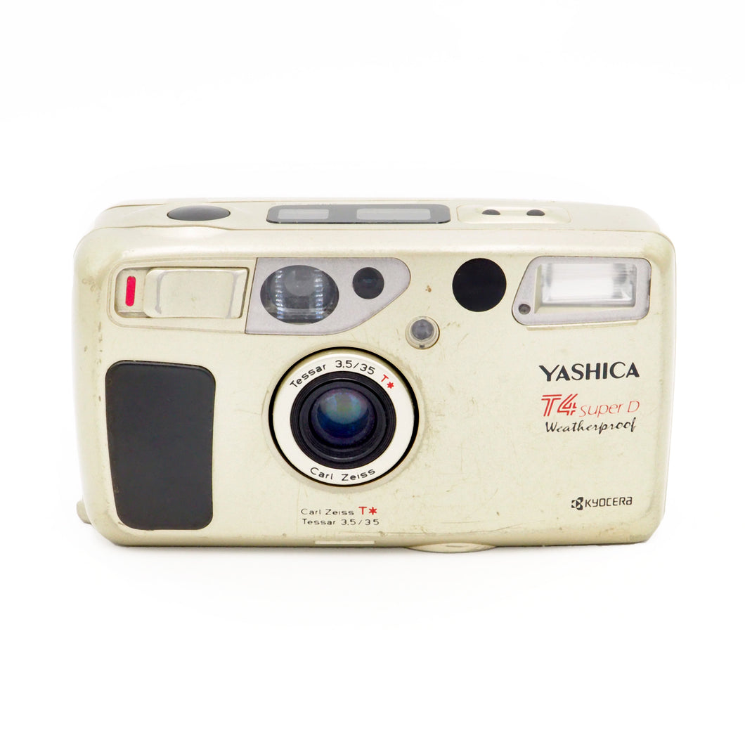Yashica T4 Super D Weatherproof - Champagne - USED