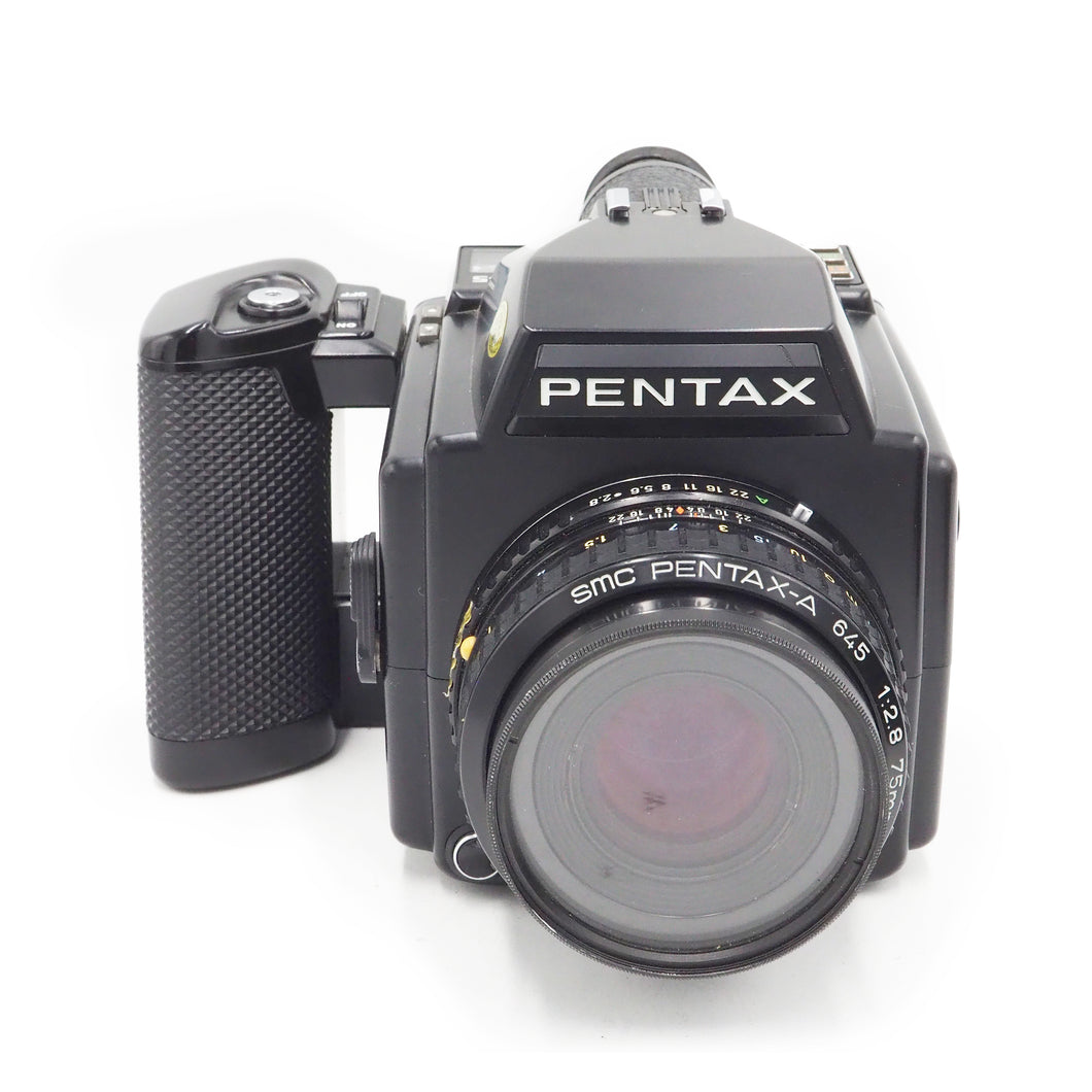 Pentax 645 with 75mm f/2.8 Lens (See Description)-  USED