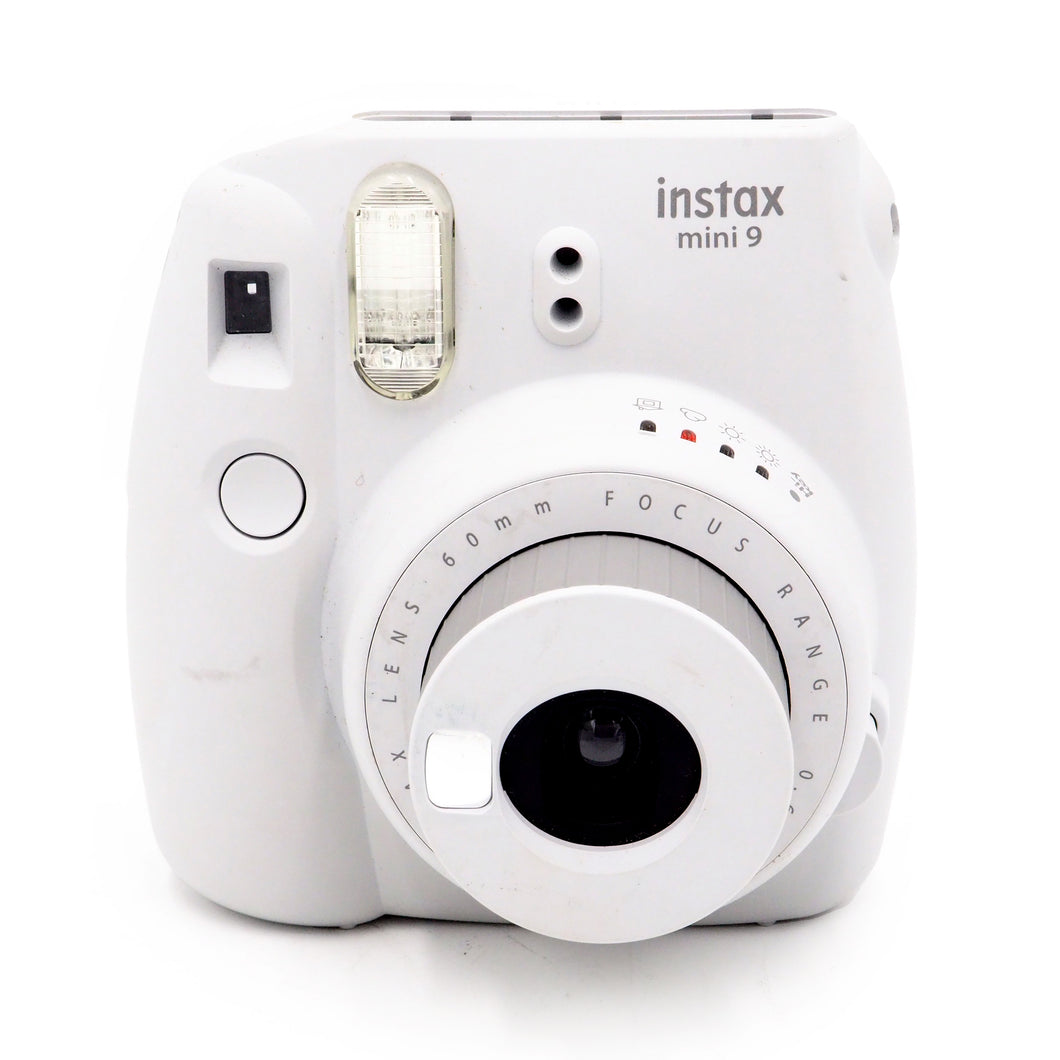 Fujifilm Instax Mini 9 Instant Film Camera - Smokey White - USED - (See Description)