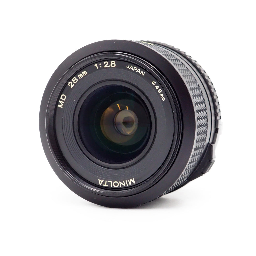 Minolta 28mm f/2.8 MD Lens - USED