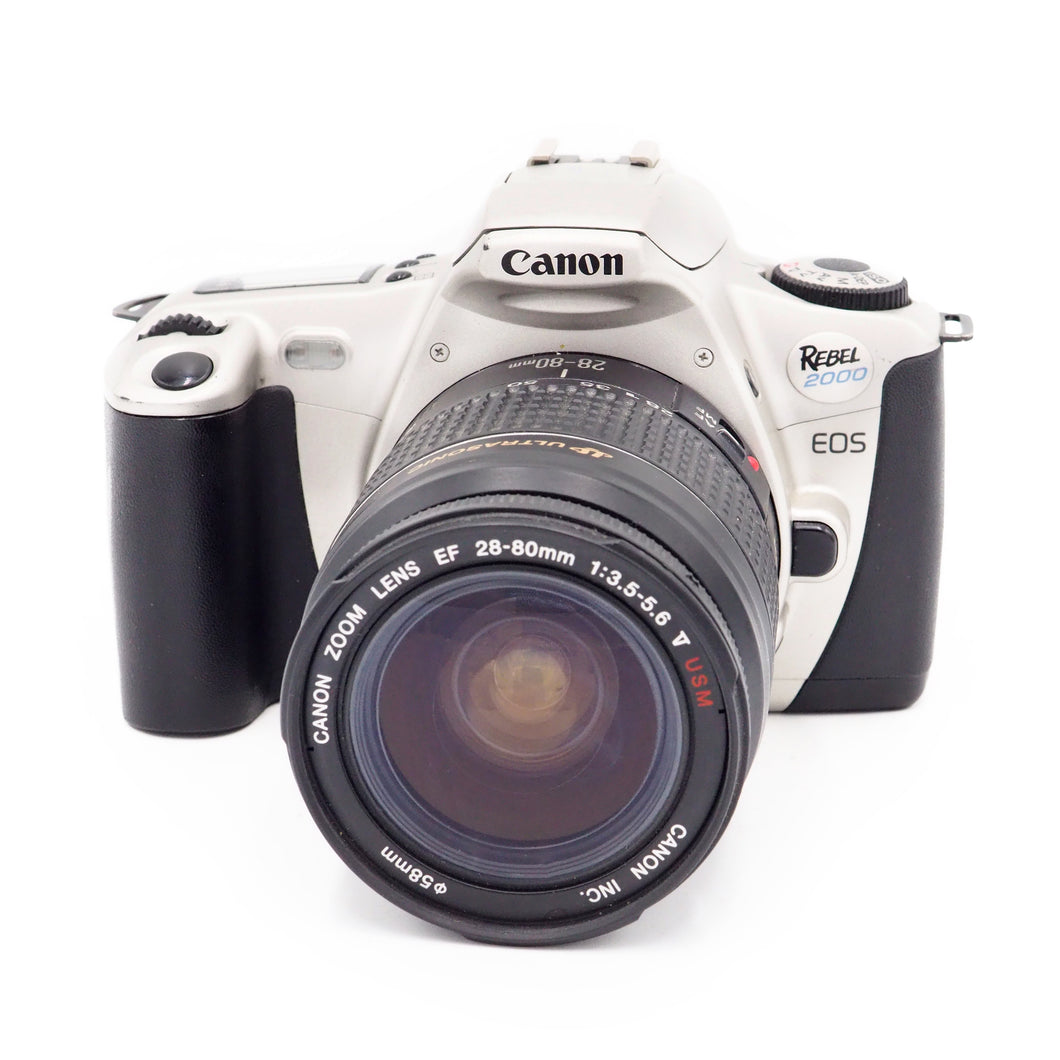 Canon EOS Rebel 2000 w/ 28-80mm 3.5-5.6 V USM Lens - USED