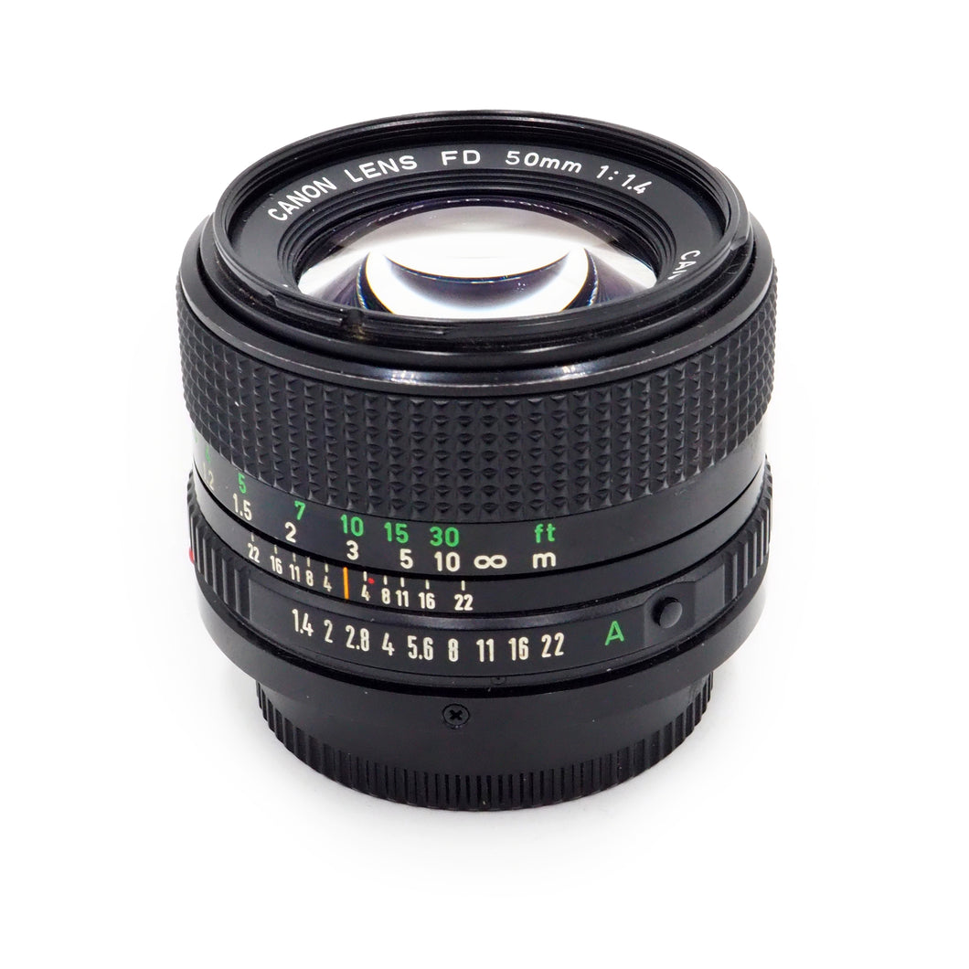 Canon 50mm f/1.4 FD Lens - USED