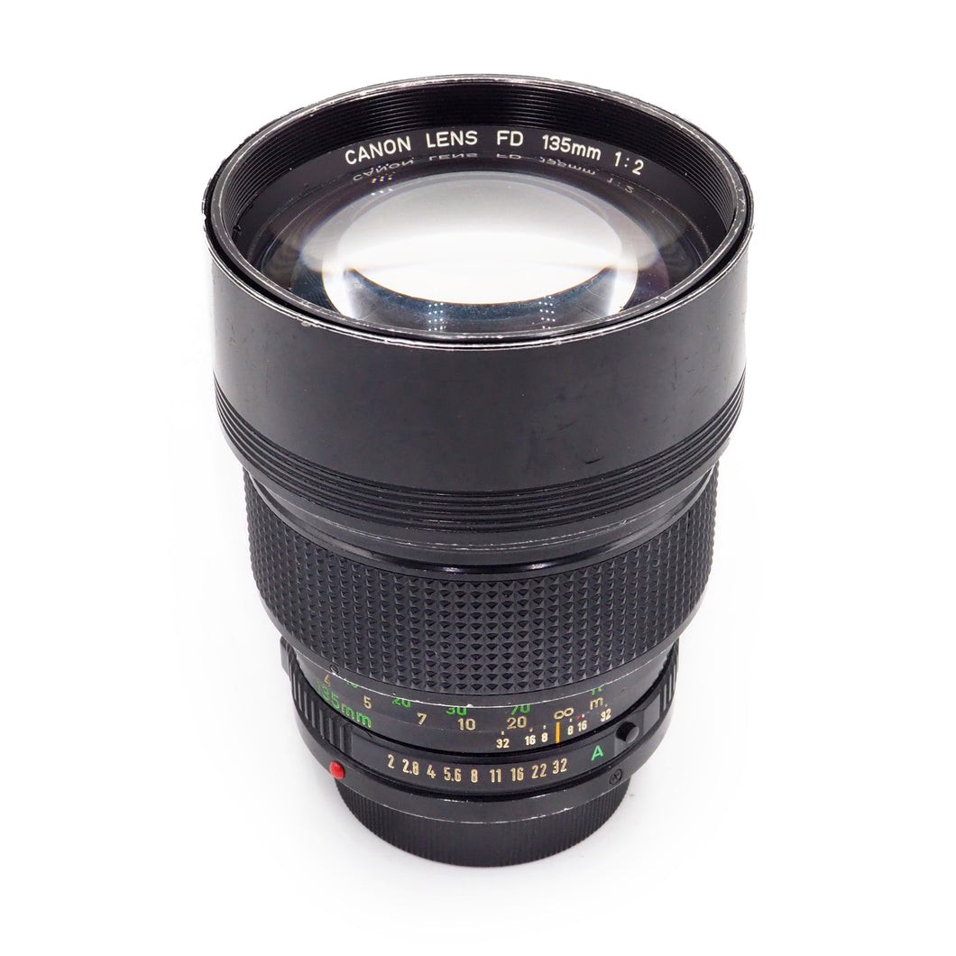 Canon 135mm f/2 FD Lens - USED