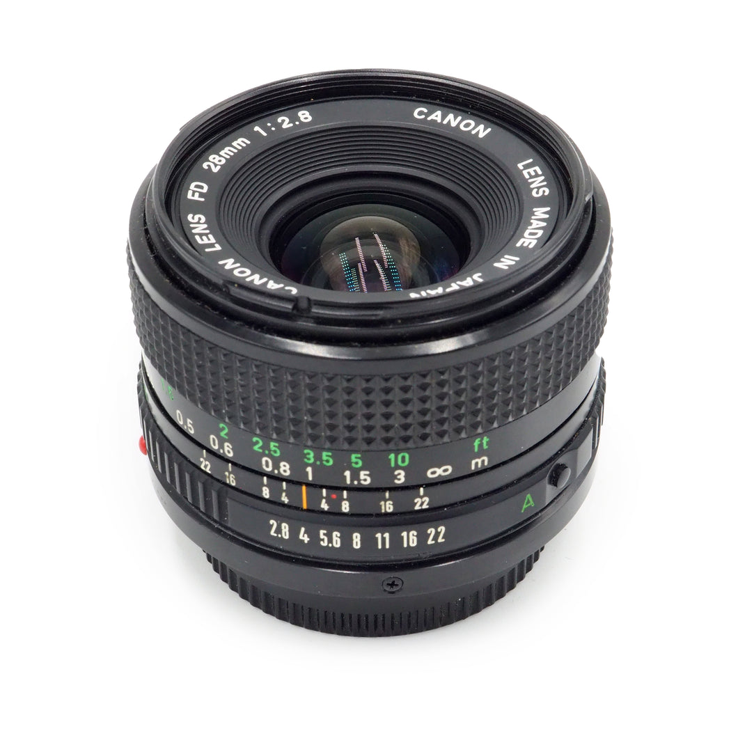 Canon 28mm f/2.8 FD Lens - USED