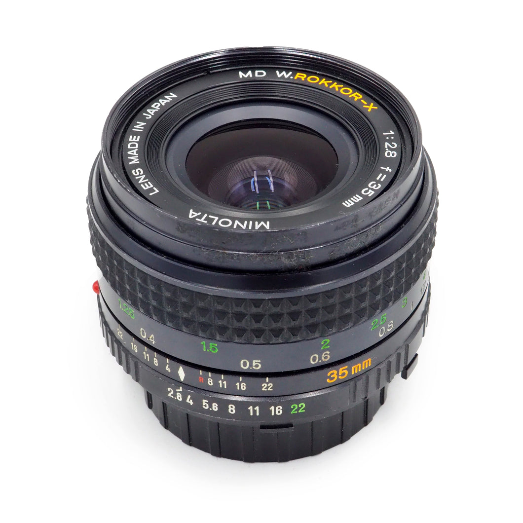 Minolta 35mm f/2.8 MD Rokkor-X Lens - USED
