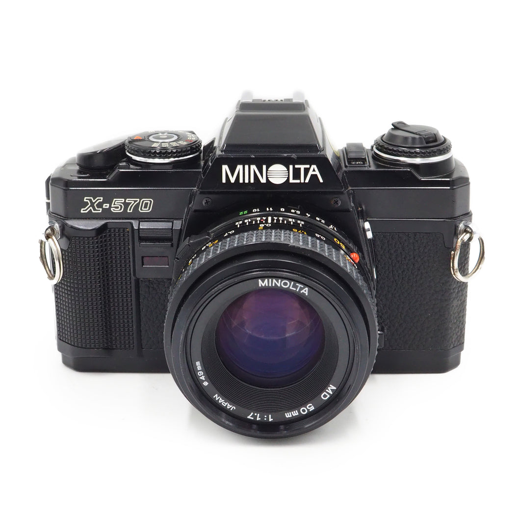 Minolta X-570 with MD 50mm f/1.7 Lens - USED