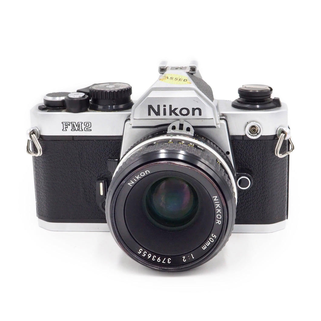 Nikon FM2n with 50mm f/2 Lens - Black - USED
