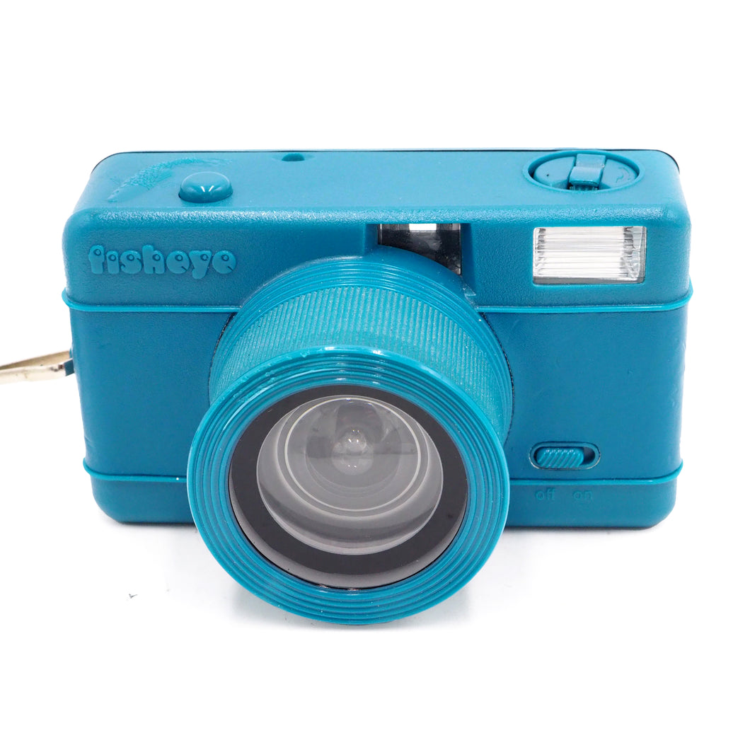 Lomography Fisheye 35mm Point & Shoot Camera - Turquoise - USED