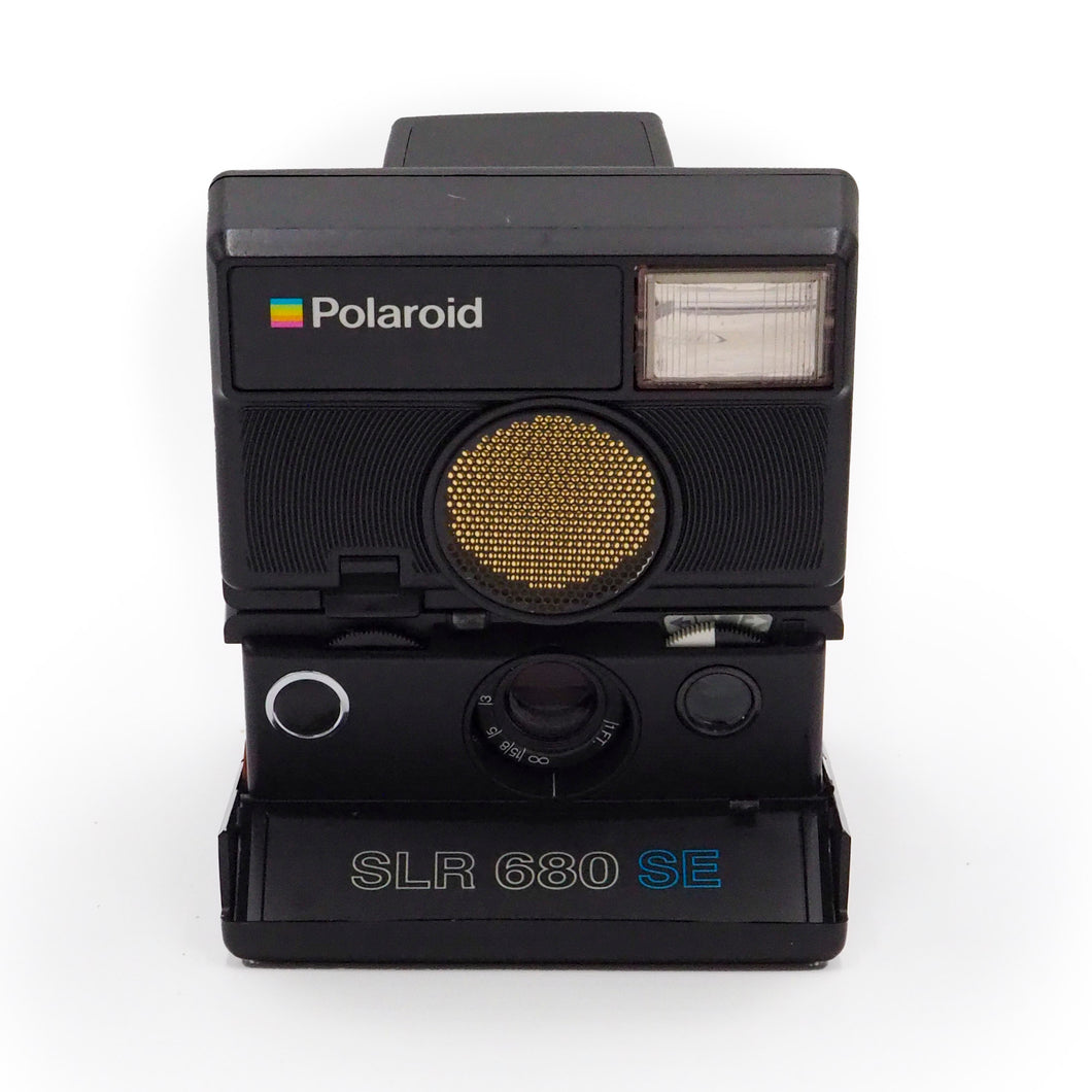Polaroid SLR 680 Instant Film Camera - Refurbished by Retrospekt - Black