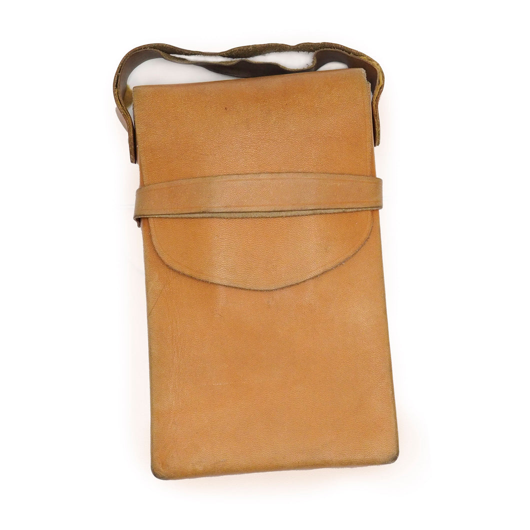 Vintage Polaroid SX-70 Tan Leather Carrying Case - USED