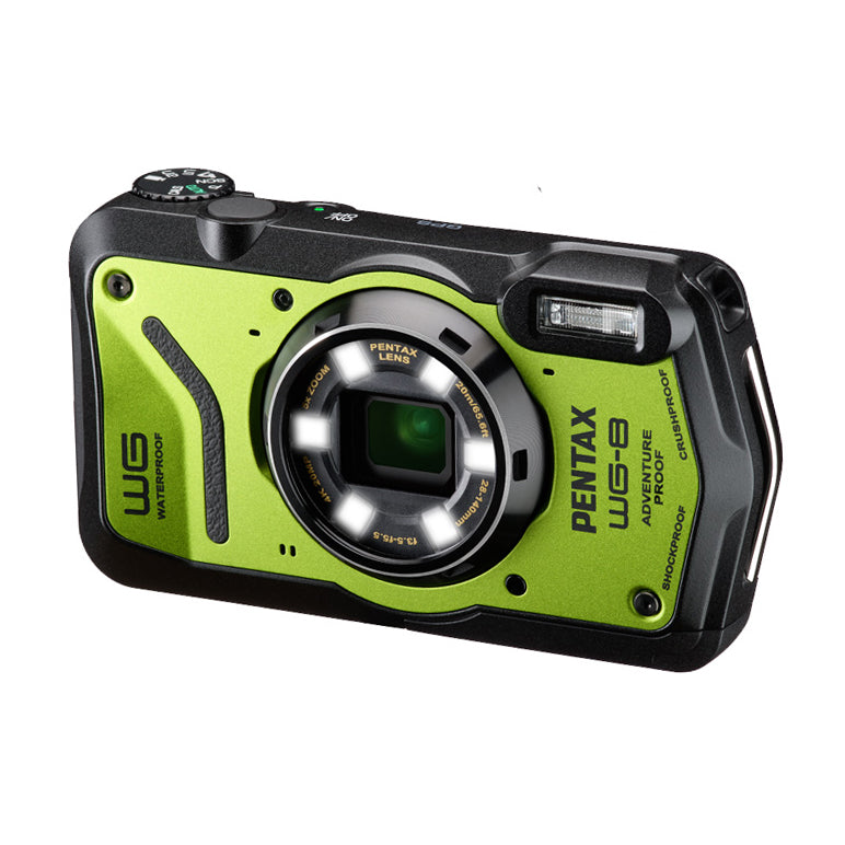 Ricoh Pentax WG-8 20 MP Digital Camera - Green