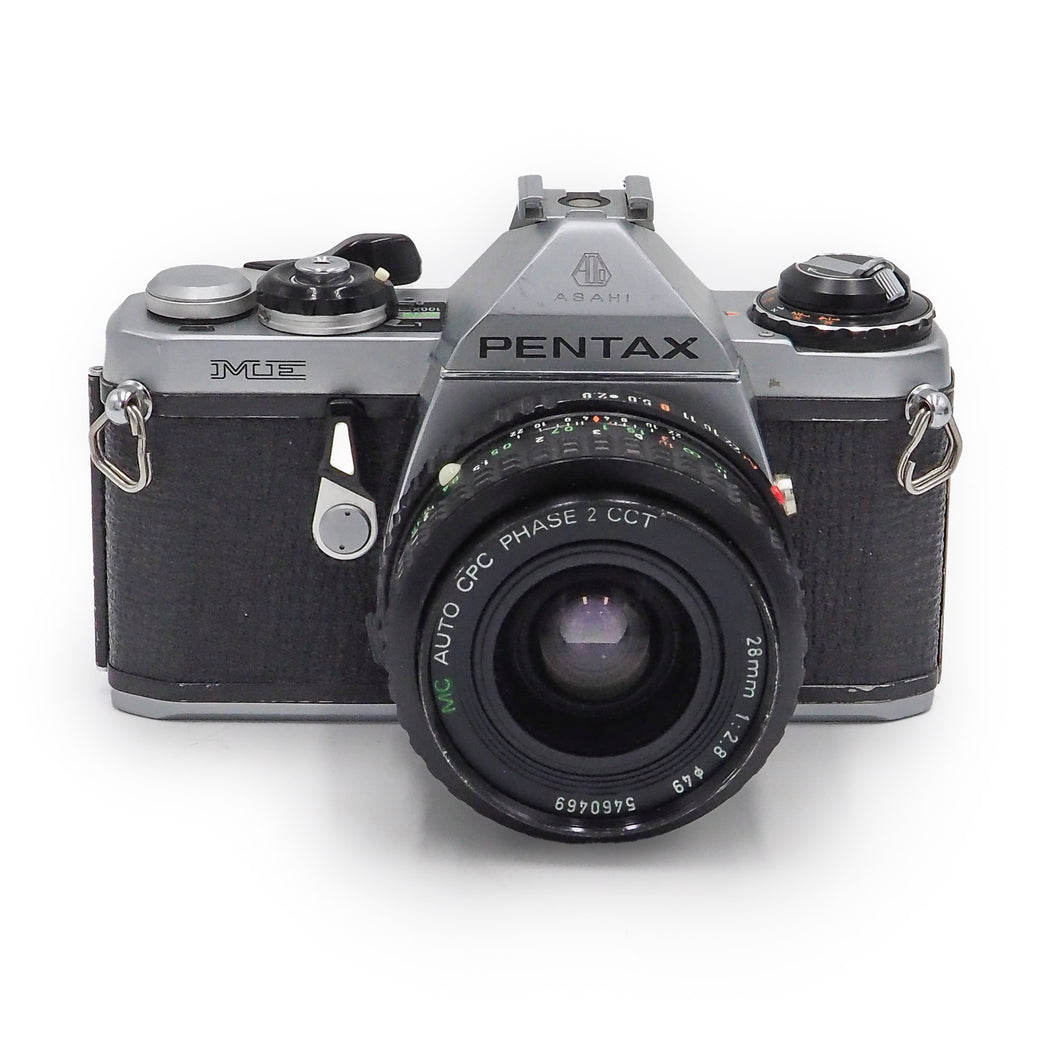 Pentax ME with 28mm f/2.8 MC Lens - USED
