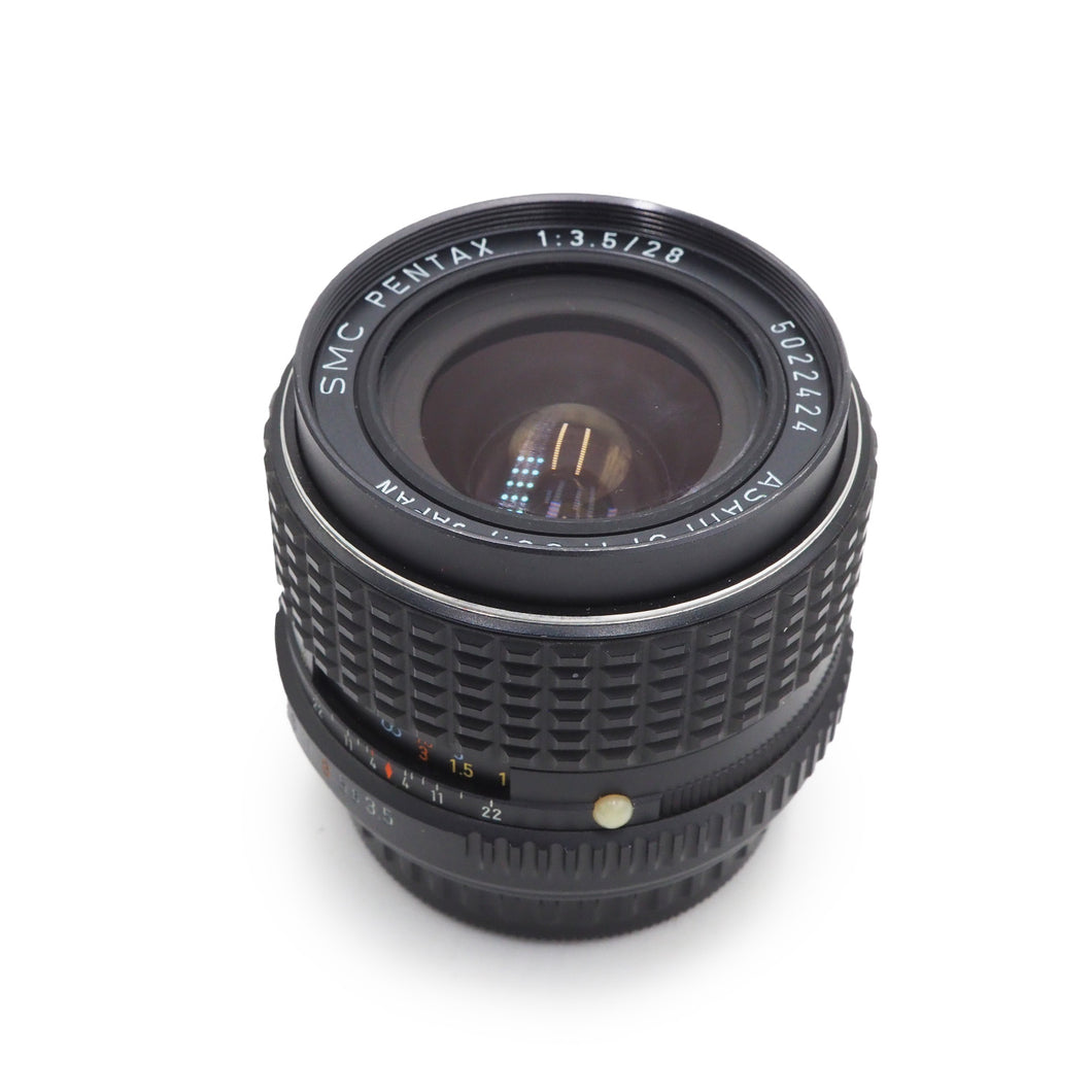 SMC Pentax 28mm f/3.5 K Mount Lens - USED