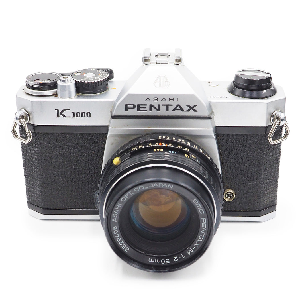 Pentax K1000 with 50mm f/1.7 Lens - USED