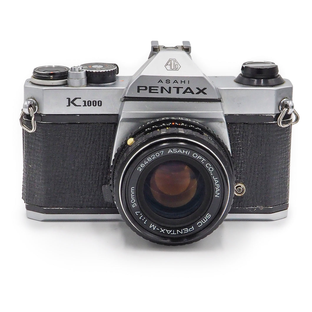 Pentax K1000 with 50mm f/1.7 SMC Lens - USED