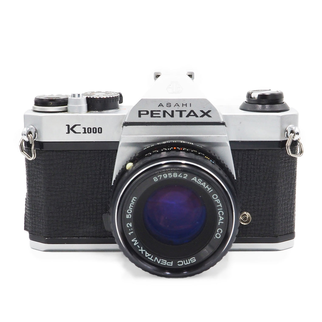 Pentax K1000 with 50mm f/2 SMC Lens - USED