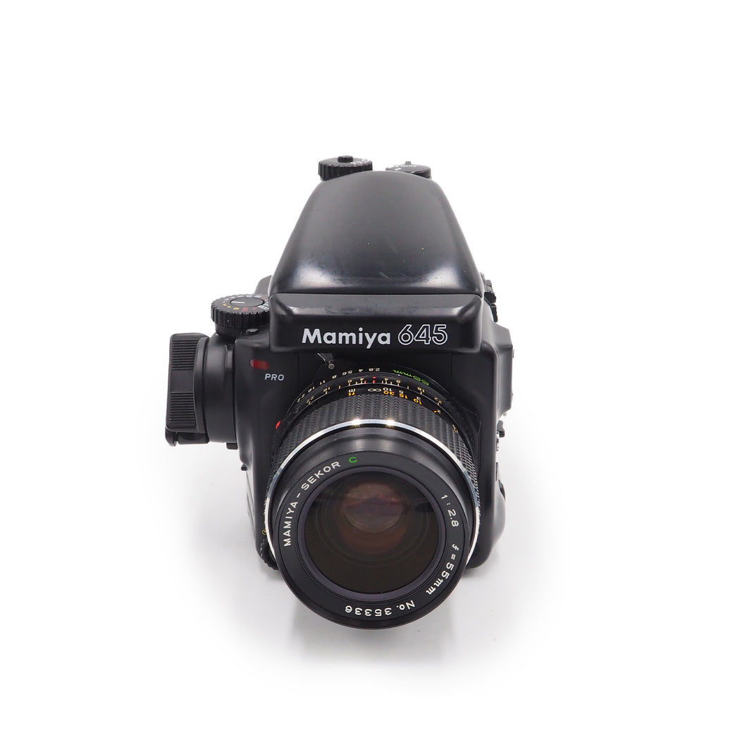 Mamiya 645 Pro With 55mm f/2.8 Lens - USED