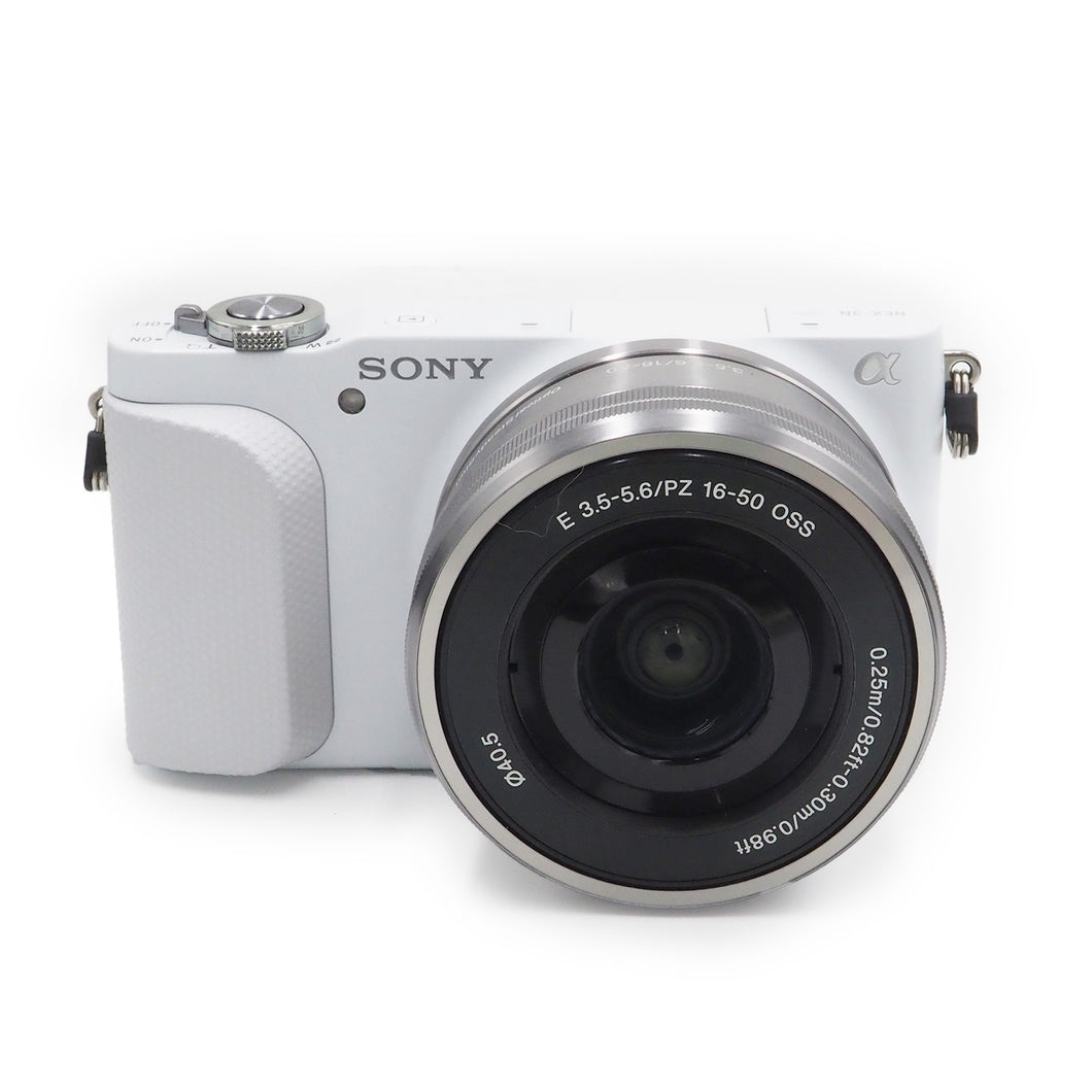 Sony NEX-3N w/ 16-50mm Lens 16.1 MP - White - USED