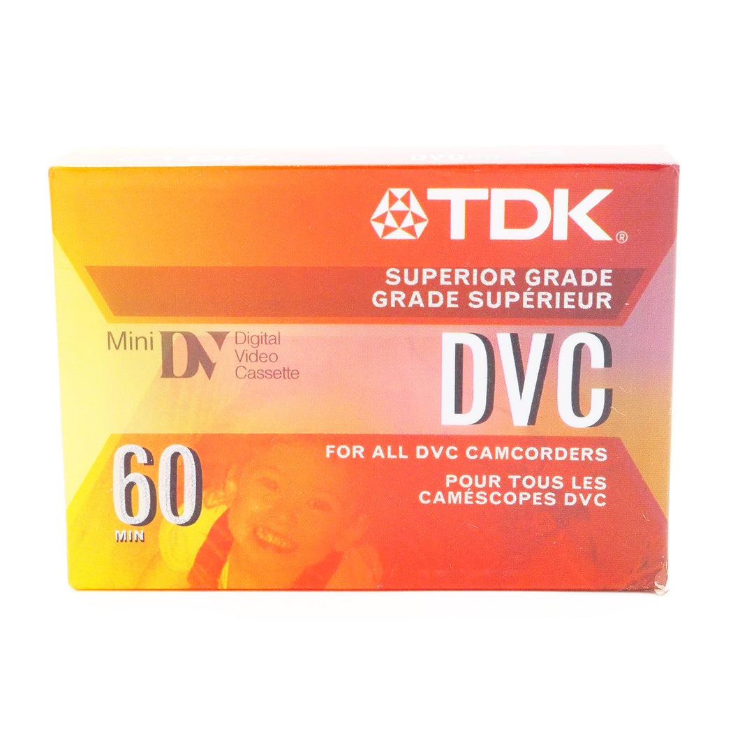 TDK DVC 60 Minute Mini DV Video Tape