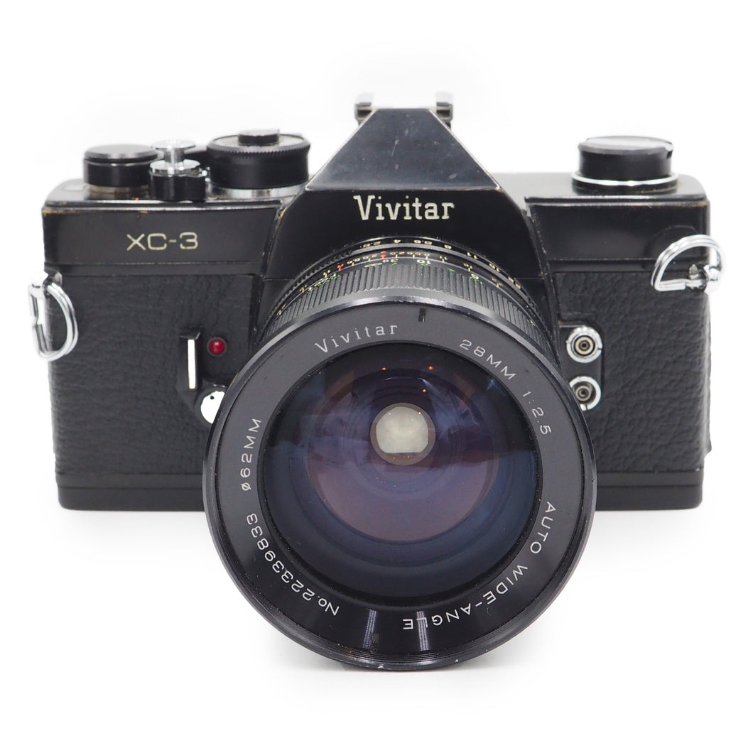 Vivitar XC-3 with Vivitar 28mm f/2.5 Lens - USED (See Description)