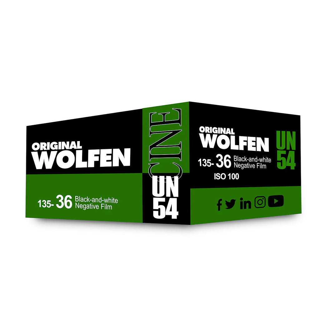 Wolfen UN 54 Black & White 100 ISO 35mm Film - 36 Exposures