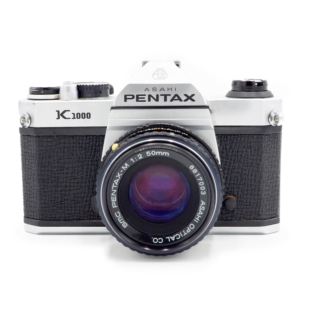 Pentax K1000 with 50mm f/2 SMC Lens - USED