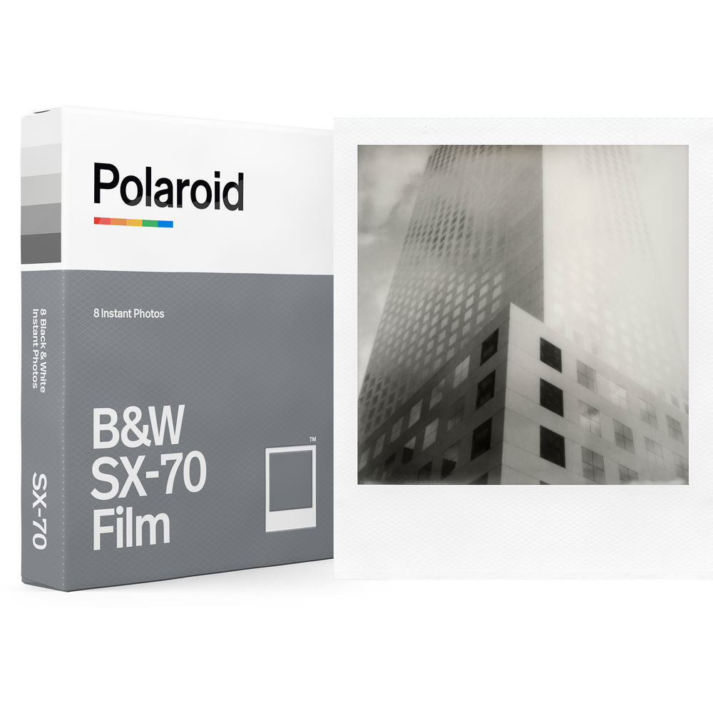 Polaroid Black & White SX-70 Instant Film - 8 Exposures