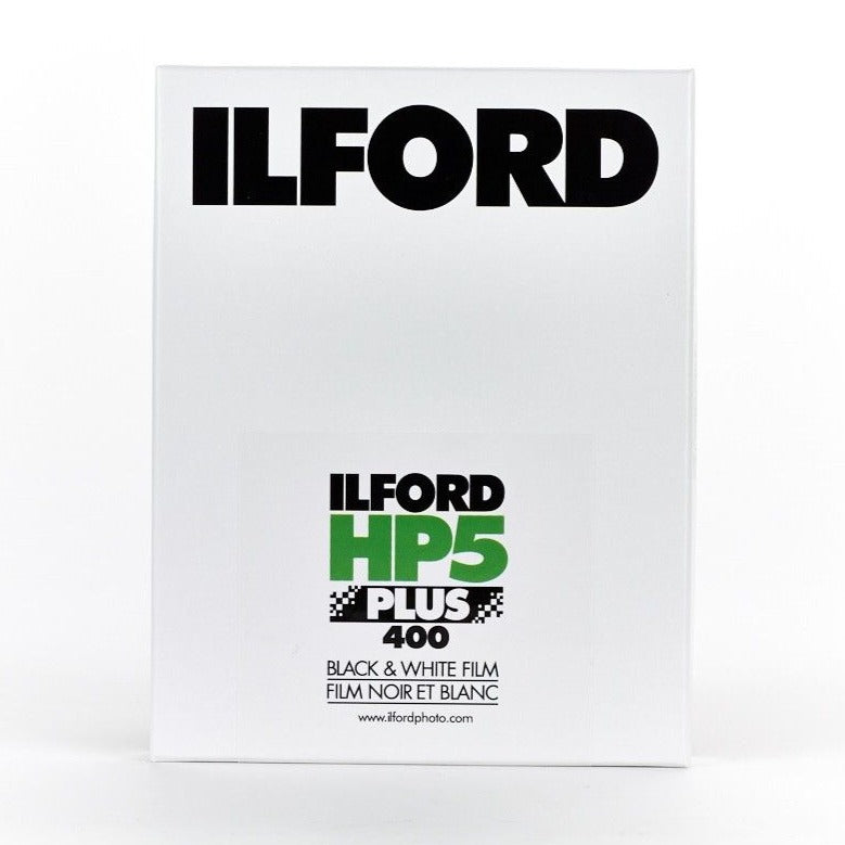 Ilford HP5 Plus Black and White Print Film - 4x5, ISO 400 - 25 Sheets