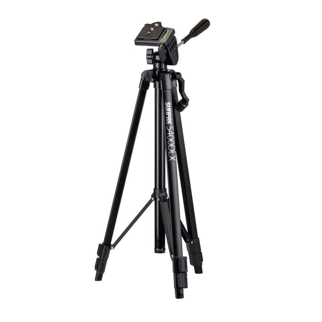 Sunpak 5400DLX Photo / Video Tripod with Adapters for Smartphones and GoPro