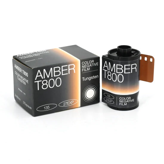 Amber T800 800 ISO Color Negative Tungsten Movie Film - 35mm - 27 Exposure