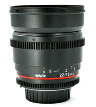 Load image into Gallery viewer, Bower 16mm T/2.2 Wide Angle HD Cine Lens - For Nikon - Open Box
