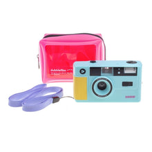Load image into Gallery viewer, Dubblefilm SHOW Camera - 35mm reusable camera with flash - Turquoise
