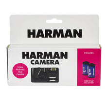 Load image into Gallery viewer, Harman Reusable 35mm Film Camera with 2 Rolls of Kentmere 400
