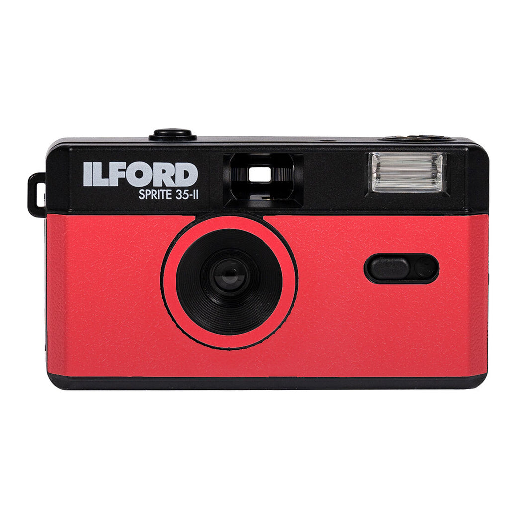 Ilford Sprite 35 - II Film Camera Camera - Black & Red