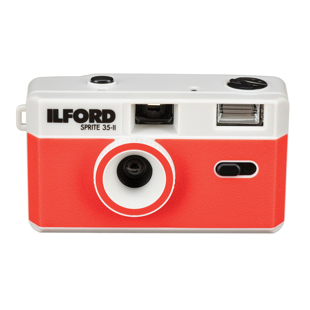 Ilford Sprite 35 - II Film Camera Camera - Silver & Red