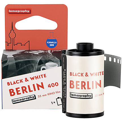 Lomography Berlin Kino 400 Black and White Negative Film - 35mm Roll Film - 36 Exposures