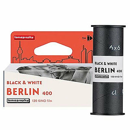 Lomography Berlin Kino 400 Black and White Negative Film - 120 Roll Film