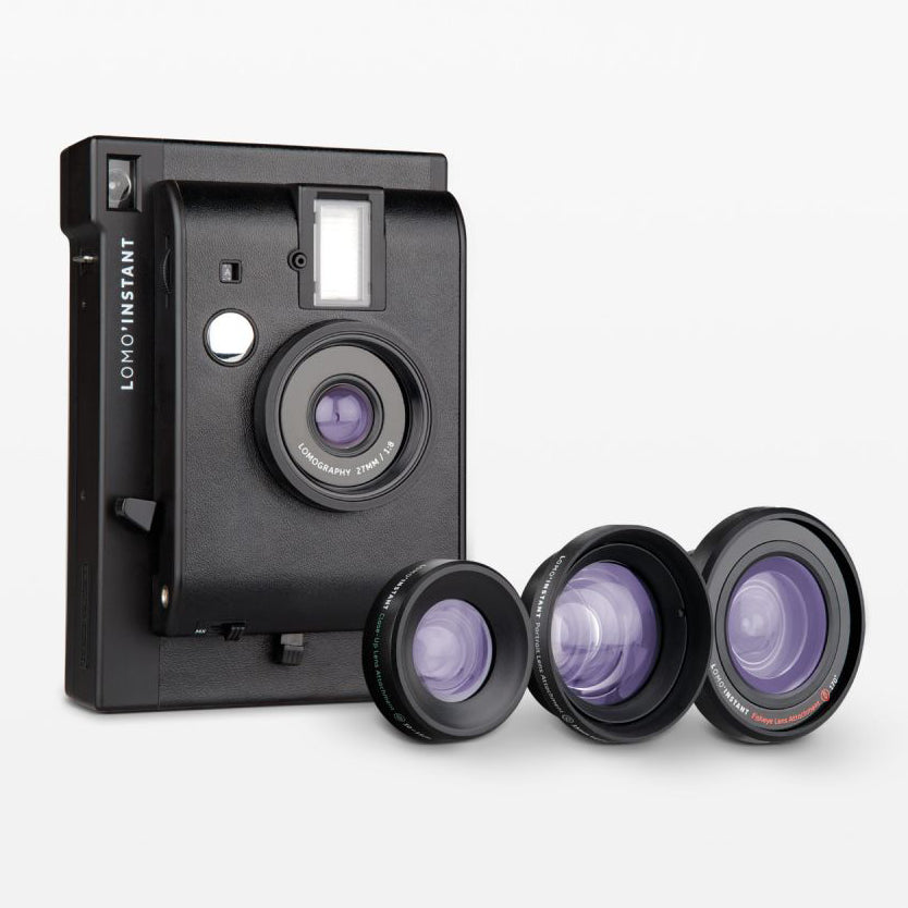 Lomography Lomo'Instant Camera & Lenses - Black Edition