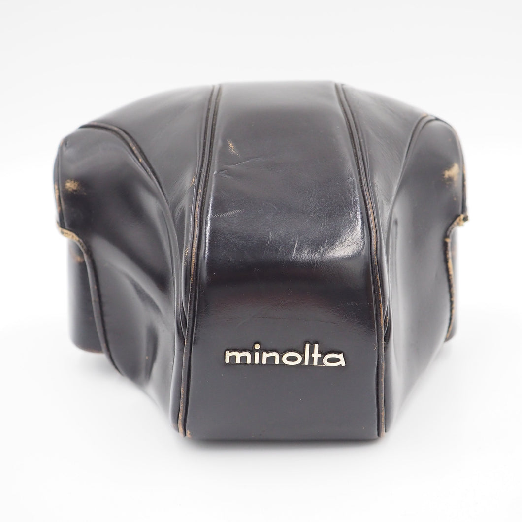 Minolta SRT Fitted Black Leather Case