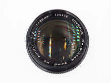 Load image into Gallery viewer, Olympus 85mm f/2  OM Zuiko Manual Focus Lens- USED
