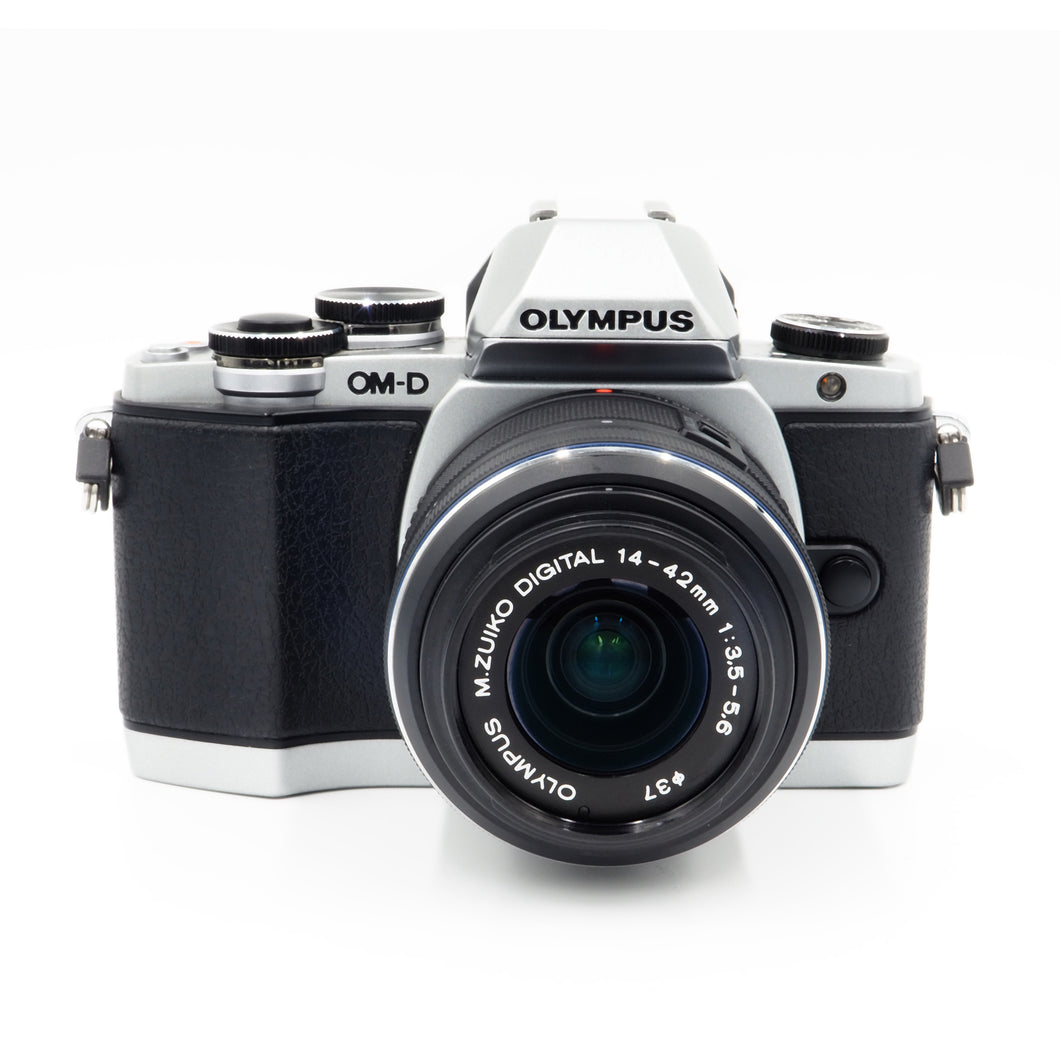 Olympus OM-D E-M10 - Silver - with Zuiko 14-42mm Lens - USED