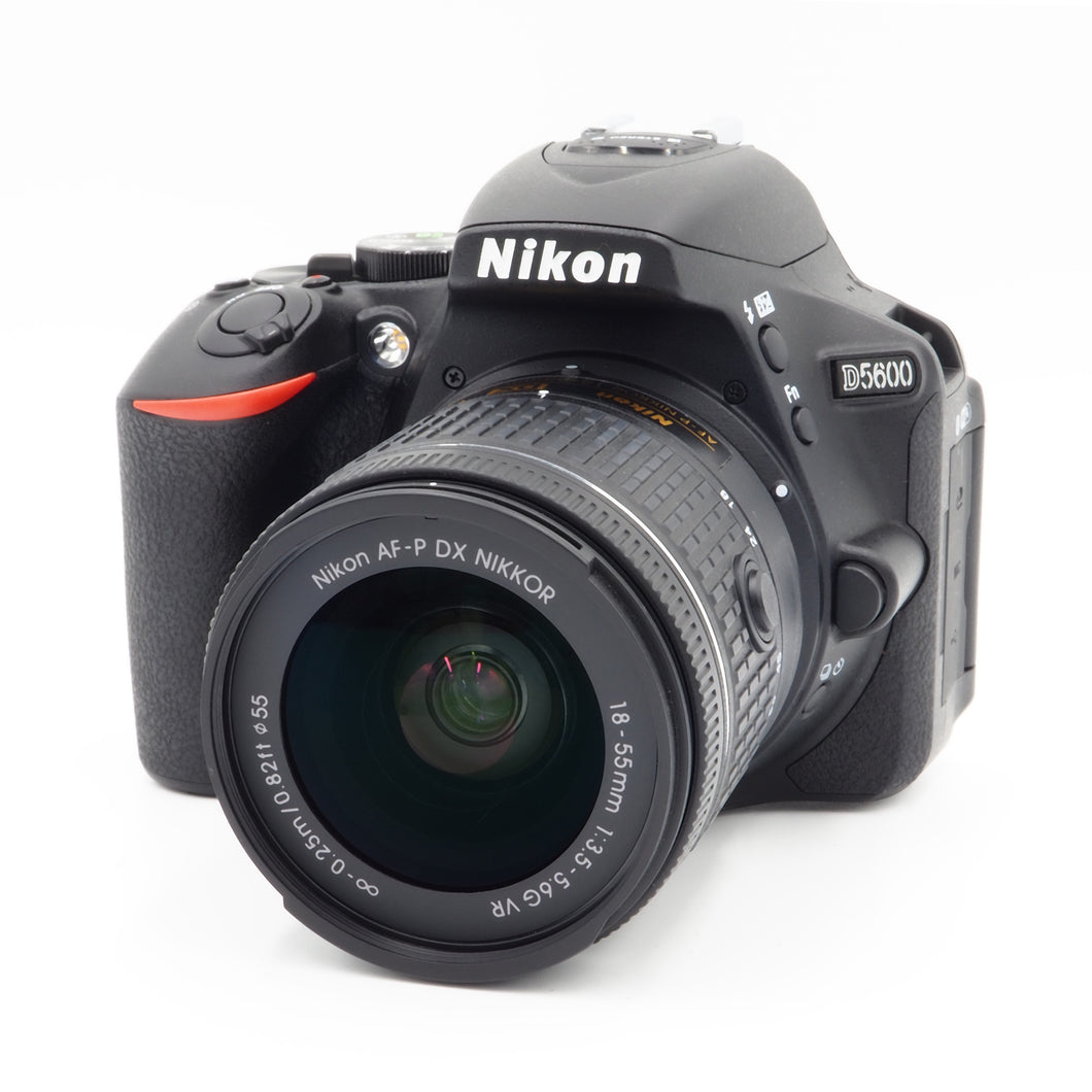 Nikon D5600 24.2 MP with 18-55mm AF-P DX VR Lens - USED