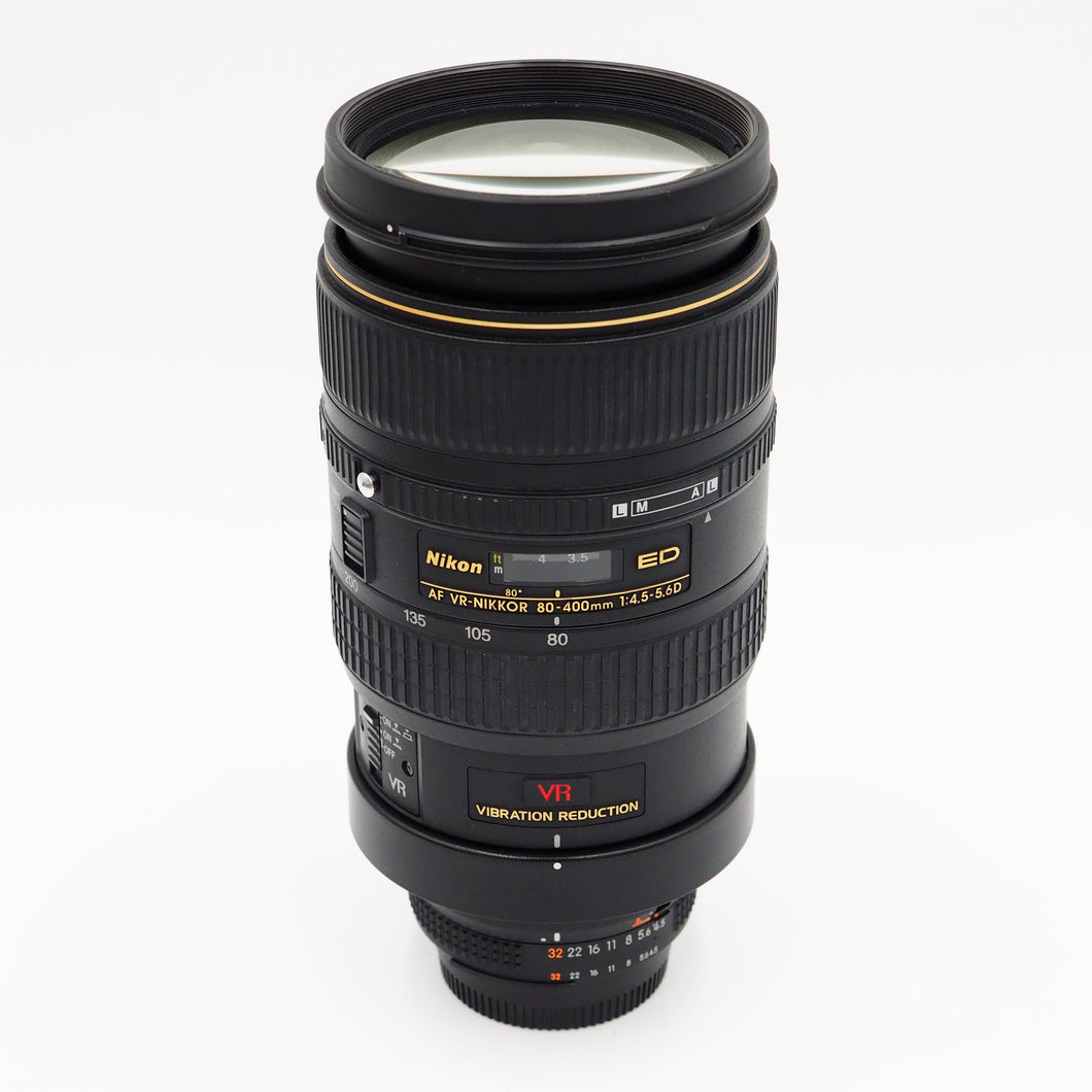 Nikon AF NIKKOR 80-400mm f/4.5-5.6 D VR Lens - USED