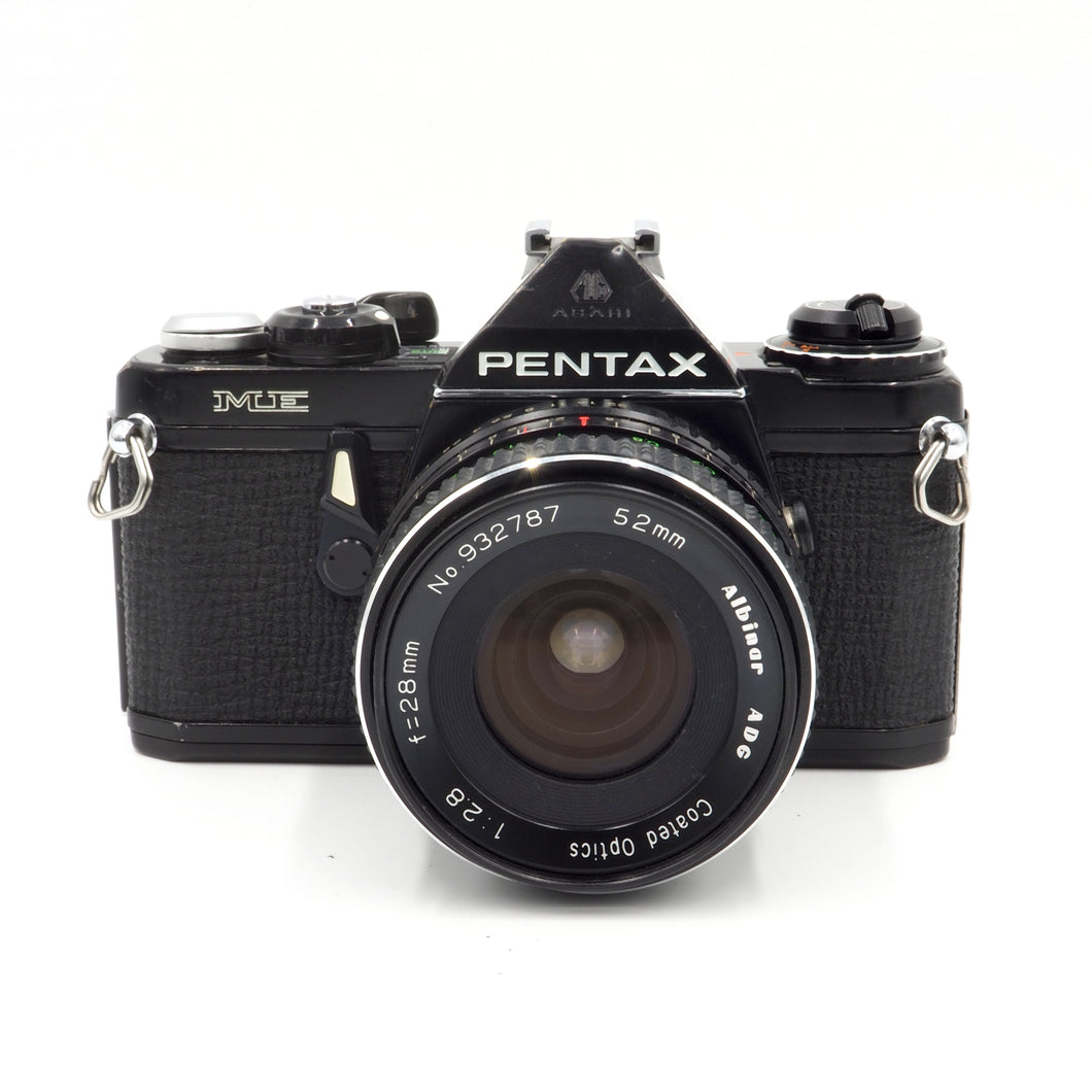 Pentax ME with Albinar 28mm f/2.8 Lens - Black - USED