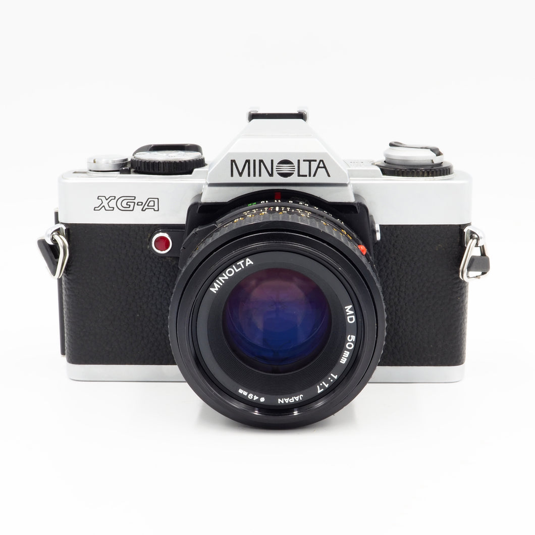 Minolta XG-A with MD 50mm f/1.7 Lens - USED