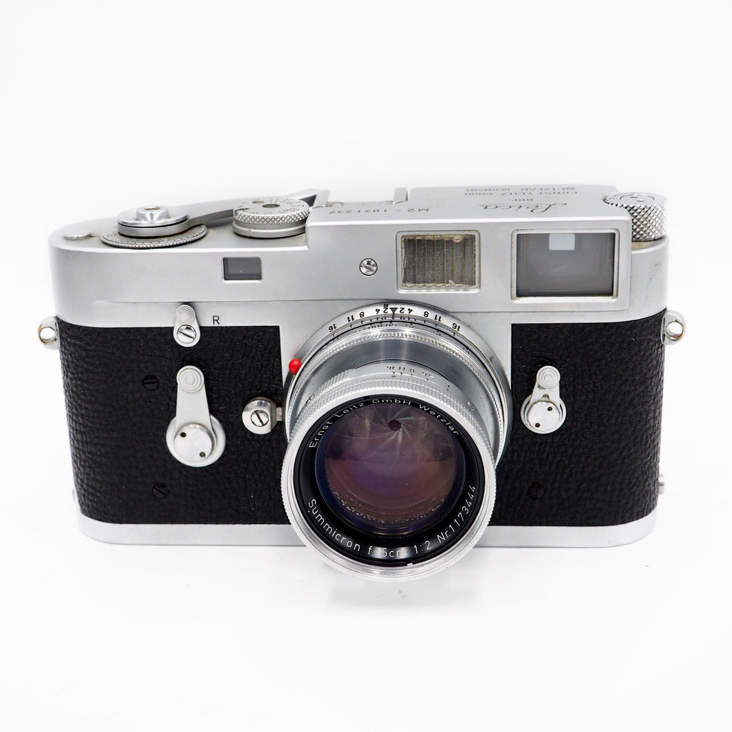Leica M2 Rangefinder with Summicron 50mm f/2 Collapsible Lens - USED
