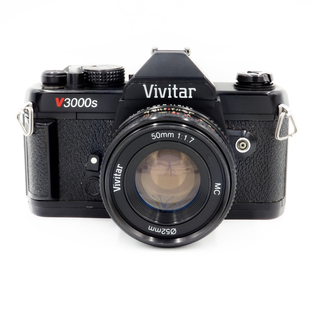 Vivitar V3000S with Vivitar 50mm f/1.7 Lens - USED
