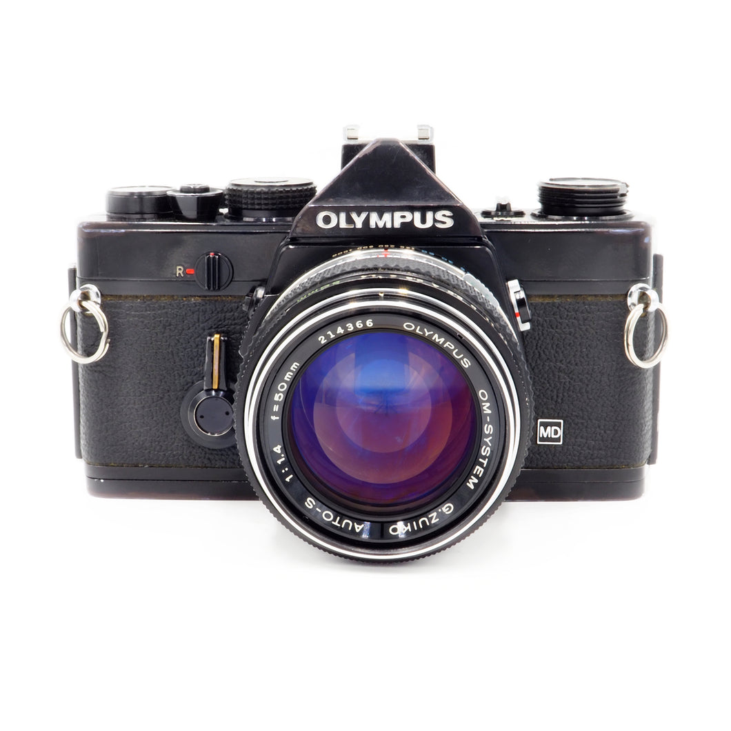 Olympus OM-1 with 50mm f/1.4 Zuiko Lens - Black - USED