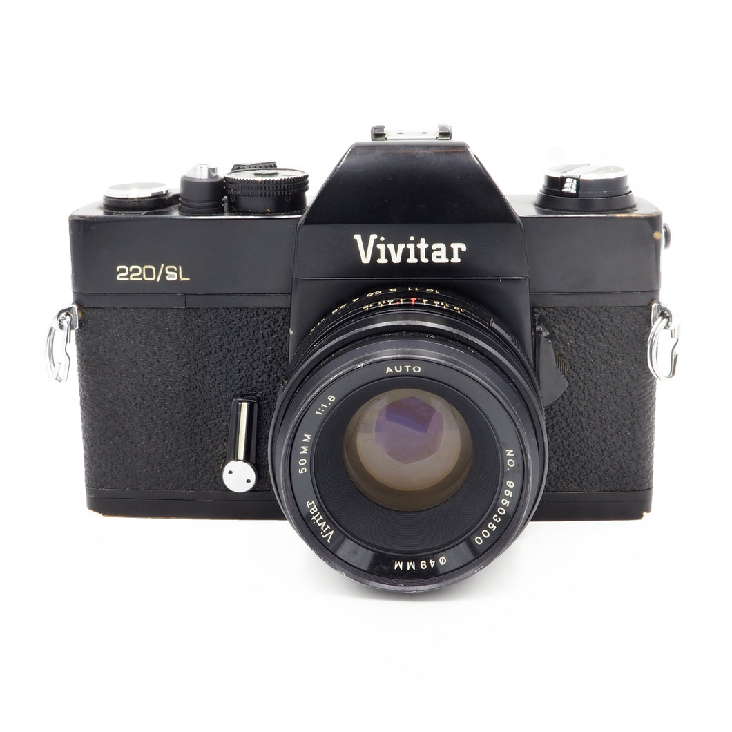 Vivitar 220/SL with 50mm f/1.8 Lens - USED
